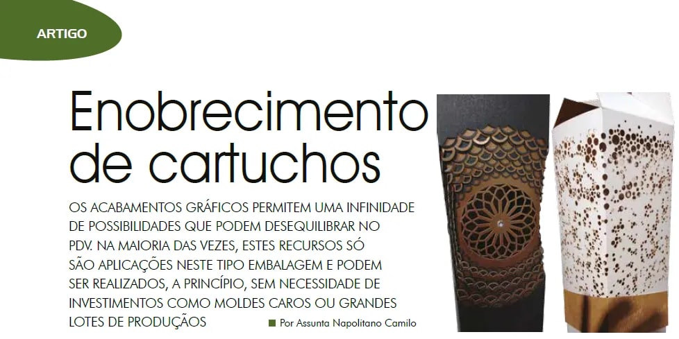 Capa: Enobrecimento de cartuchos