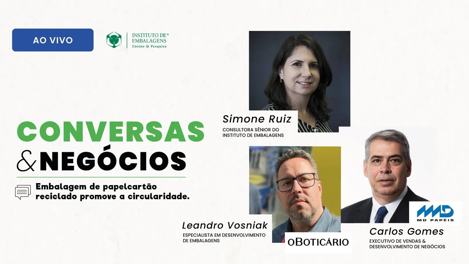 Capa do vídeo: CONVERSAS E NEGÓCIOS | Embalagem de papelcartão reciclado promove a circularidade